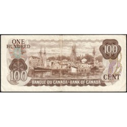 Canada - Pick 91b - 100 dollars - Série AJG - 1975 (1980) - Etat : TTB+