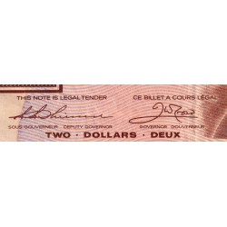 Canada - Pick 94b_1 - 2 dollars - Série BBJ - 1986 (1988) - Etat : TTB-