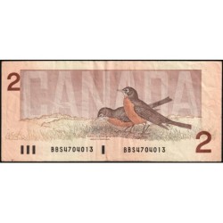 Canada - Pick 94b_1 - 2 dollars - Série BBS - 1986 (1988) - Etat : TTB-