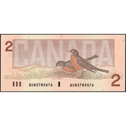 Canada - Pick 94b_1 - 2 dollars - Série BUN - 1986 (1988) - Etat : NEUF