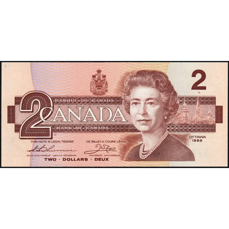 Canada - Pick 94b_1 - 2 dollars - Série CBC - 1986 (1988) - Etat : NEUF
