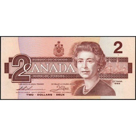 Canada - Pick 94b_1 - 2 dollars - Série CBC - 1986 (1988) - Etat : NEUF