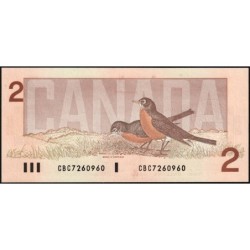 Canada - Pick 94b_1 - 2 dollars - Série CBC - 1986 (1988) - Etat : NEUF