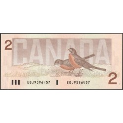 Canada - Pick 94b_2 - 2 dollars - Série EGJ - 1986 (1988) - Etat : SPL+