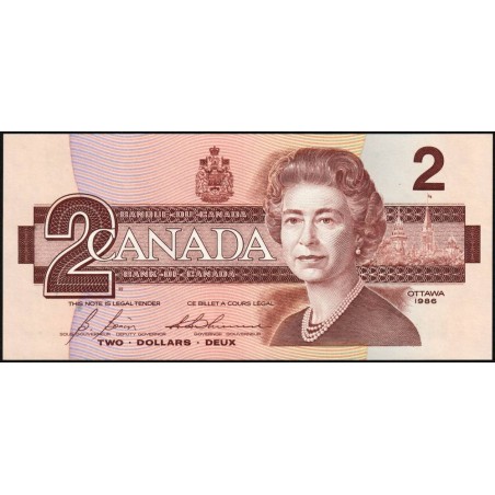 Canada - Pick 94c_1 - 2 dollars - Série CBJ - 1986 (1994) - Etat : NEUF