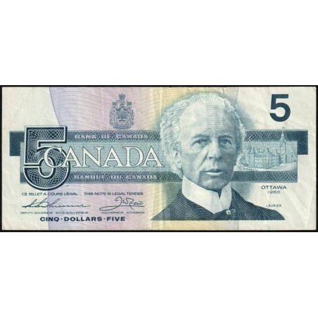Canada - Pick 95b - 5 dollars - Série EPG - 1986 (1990) - Etat : TTB