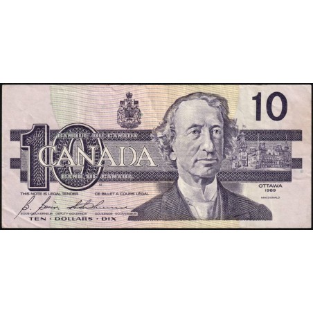 Canada - Pick 96b - 10 dollars - Série BEE - 1989 (1994) - Etat : TB+