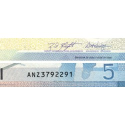 Canada - Pick 101a - 5 dollars - Série ANZ - 2001 - Etat : TTB+ à SUP