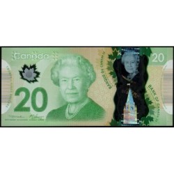 Canada - Pick 108a_1 - 20 dollars - Série BSK - 2012 - Polymère - Etat : SPL