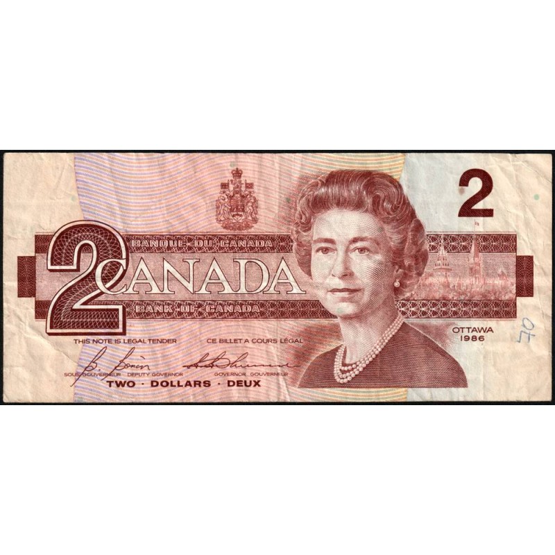 Canada - Pick 94c_2 - 2 dollars - Série EGS - 1986 (1994) - Etat : TB