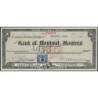 Canada - Chèque Voyage - The Bank of Montreal - 20 dollars - 1933 - Etat : TTB+