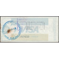 Canada - Chèque Voyage - The Bank of Nova Scotia - 20 dollars US - 1991 - Etat : TTB