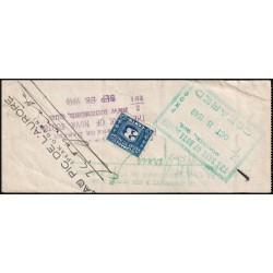 Canada - Chèque Voyage - The Canadian Bank of Commerce - 20 dollars - 1949 - Etat : TTB