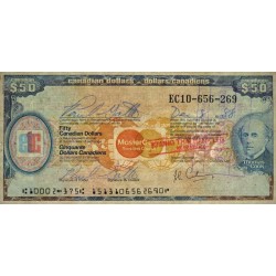 Canada - Chèque Voyage - Thomas Cook - 50 dollars - 1988 - Etat : SPL+