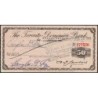 Canada - Chèque Voyage - The Toronto Dominion Bank - 50 dollars - 1963 - Etat : SUP