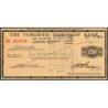 Canada - Chèque Voyage - The Toronto Dominion Bank - 20 dollars - 1964 - Etat : SPL