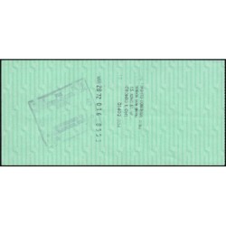Canada - Chèque Voyage - The Toronto Dominion Bank - 100 dollars - 1972 - Etat : SPL