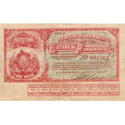 Brésil - Pick S 487 - 200 reis - 22/06/1895 - Etat : TTB+
