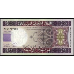 Mauritanie - Pick 16b - 100 ouguiya - Série AD A - 28/11/2015 - Etat : NEUF