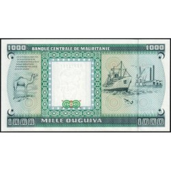 Mauritanie - Pick 7A - 1'000 ouguiya - Série J 014 - 28/11/1989 - Etat : NEUF