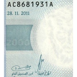 Mauritanie - Pick 20 - 2'000 ouguiya - Série AC A - 28/11/2011 - Etat : NEUF