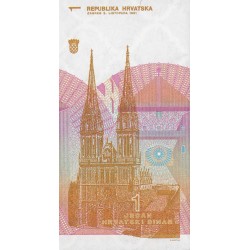 Croatie - Pick 16 - 1 dinar - Série I9 - 08/10/1991 - Etat : NEUF