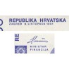 Croatie - Pick 22 - 1'000 dinara - Série D0 - 08/10/1991 - Etat : TTB