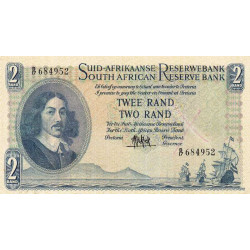 Afrique du Sud - Pick 105a - 2 rand - 1961 - Etat : TTB-