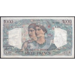 F 41-20 - 05/05/1948 - 1000 francs - Minerve et Hercule - Série X.399 - Etat : TTB+