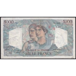 F 41-20 - 05/05/1948 - 1000 francs - Minerve et Hercule - Série Y.399 - Etat : TB+