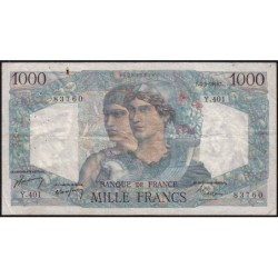 F 41-20a - 05/05/1948 - 1000 francs - Minerve et Hercule - Série Y.401 - Etat : TB