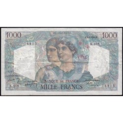 F 41-20a - 05/05/1948 - 1000 francs - Minerve et Hercule - Série K.408 - Etat : TTB-