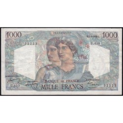 F 41-20a - 05/05/1948 - 1000 francs - Minerve et Hercule - Série U.410 - Etat : TTB