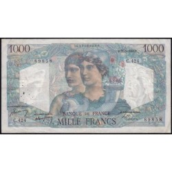 F 41-21 - 27/05/1948 - 1000 francs - Minerve et Hercule - Série C.424 - Etat : TB