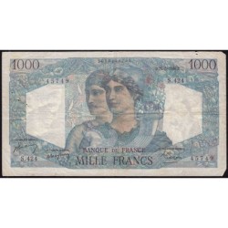 F 41-21 - 27/05/1948 - 1000 francs - Minerve et Hercule - Série S.424 - Etat : TB-