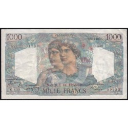 F 41-21 - 27/05/1948 - 1000 francs - Minerve et Hercule - Série O.430 - Etat : TTB