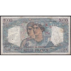 F 41-21 - 27/05/1948 - 1000 francs - Minerve et Hercule - Série Q.430 - Etat : TB-