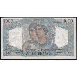 F 41-21 - 27/05/1948 - 1000 francs - Minerve et Hercule - Série J.437 - Variété - Etat : TTB