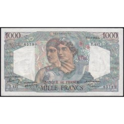 F 41-21 - 27/05/1948 - 1000 francs - Minerve et Hercule - Série T.437 - Etat : TTB+