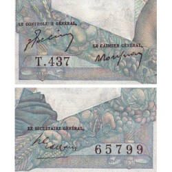 F 41-21 - 27/05/1948 - 1000 francs - Minerve et Hercule - Série T.437 - Etat : TTB+