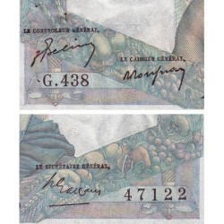 F 41-21 - 27/05/1948 - 1000 francs - Minerve et Hercule - Série G.438 - Etat : TTB+