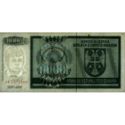 Croatie - Krajina - Pick R7 - 10'000 dinara - Série AA - 1992 - Etat : TTB