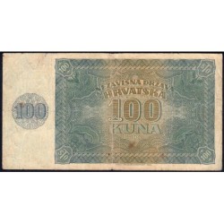 Croatie - Pick 2 - 100 kuna - Série C - 26/05/1941 - Etat : B+