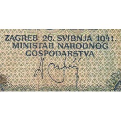 Croatie - Pick 2 - 100 kuna - Série C - 26/05/1941 - Etat : B+