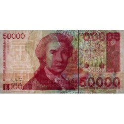 Croatie - Pick 26 - 50'000 dinara - Série C2 - 30/05/1993 - Etat : NEUF