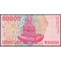 Croatie - Pick 26 - 50'000 dinara - Série C6 - 30/05/1993 - Etat : NEUF