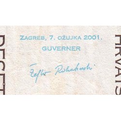 Croatie - Pick 38a - 10 kuna - Série AG - 07/03/2001 - Etat : TB