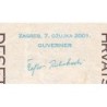 Croatie - Pick 38a - 10 kuna - Série AL - 07/03/2001 - Etat : TB-
