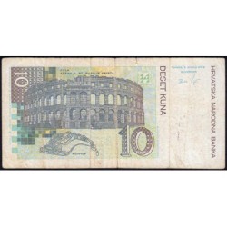 Croatie - Pick 38b - 10 kuna - Série BG - 09/07/2012 - Etat : TB-