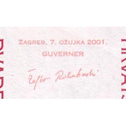 Croatie - Pick 39a - 20 kuna - Série AK - 07/03/2001 - Etat : TTB